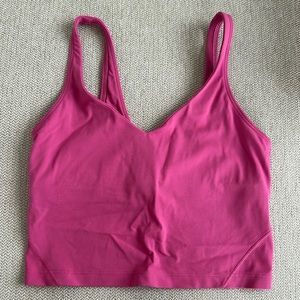 Lululemon pink align tank size 6